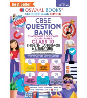 Oswaal CBSE Question Bank Class 10 English Language and Literature | Latest Edition